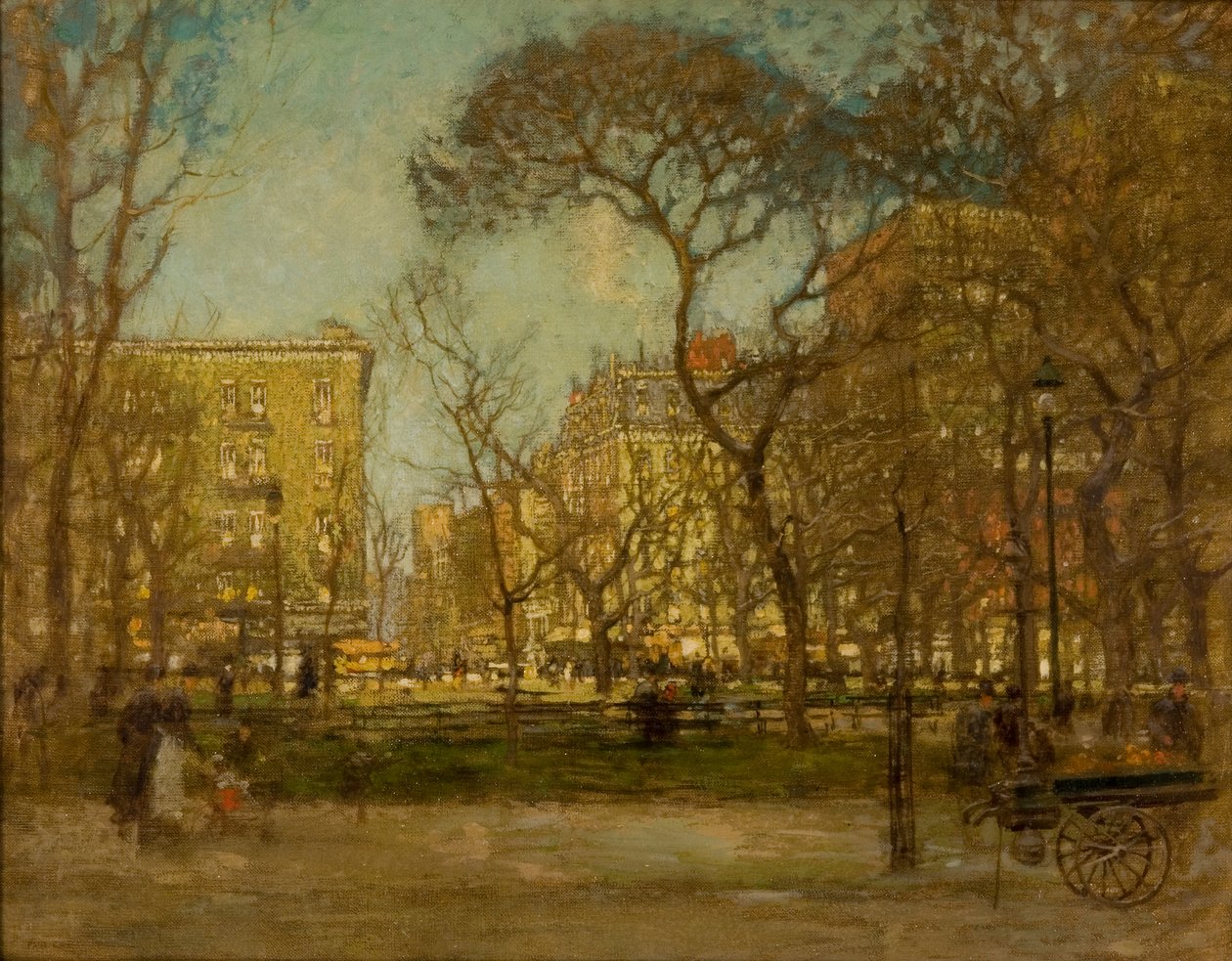 Madison Square, 1905 körül (olaj, vászon) alkotó: Paul Cornoyer