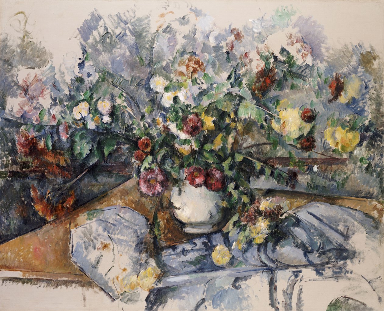 Egy nagy csokor virág, 1892-95 körül alkotó: Paul Cézanne