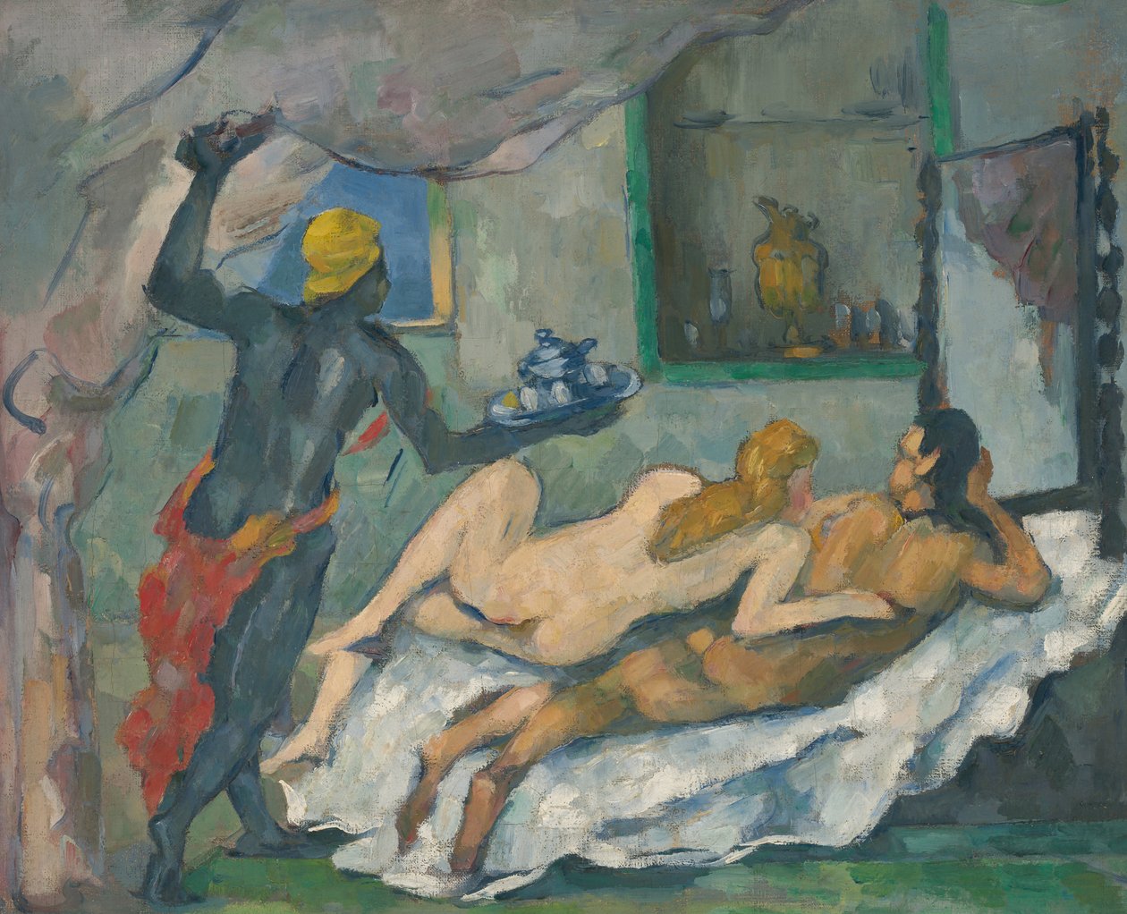 Délután Nápolyban LApres-midi a Nápoly, c. 1875 alkotó: Paul Cézanne