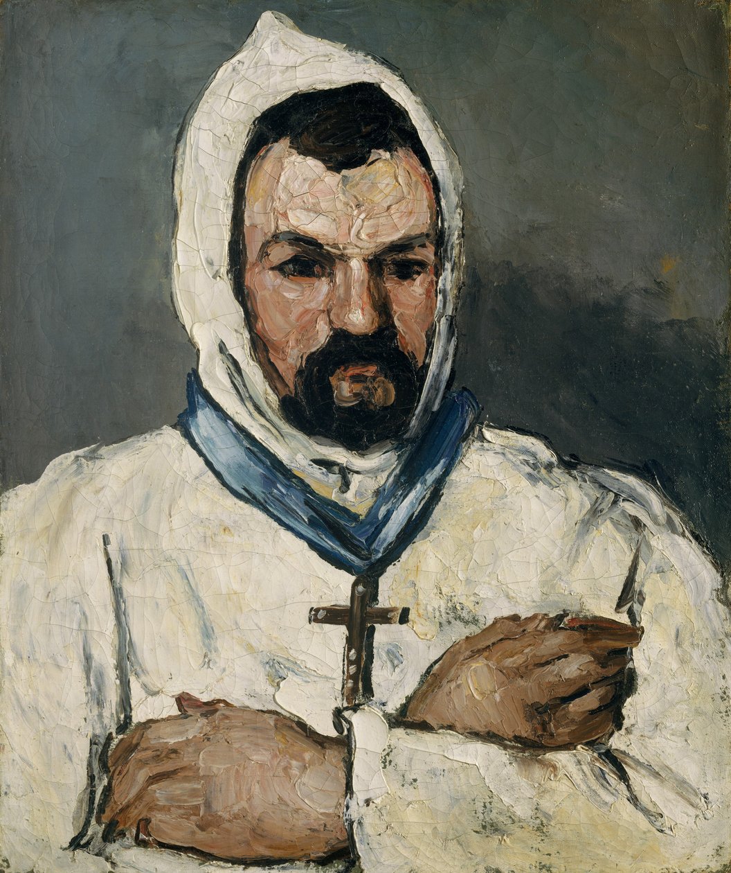 Antoine Dominique Sauveur Aubert 1817-ben született, a művész bácsi szerzetesként, 1866-ban. alkotó: Paul Cézanne