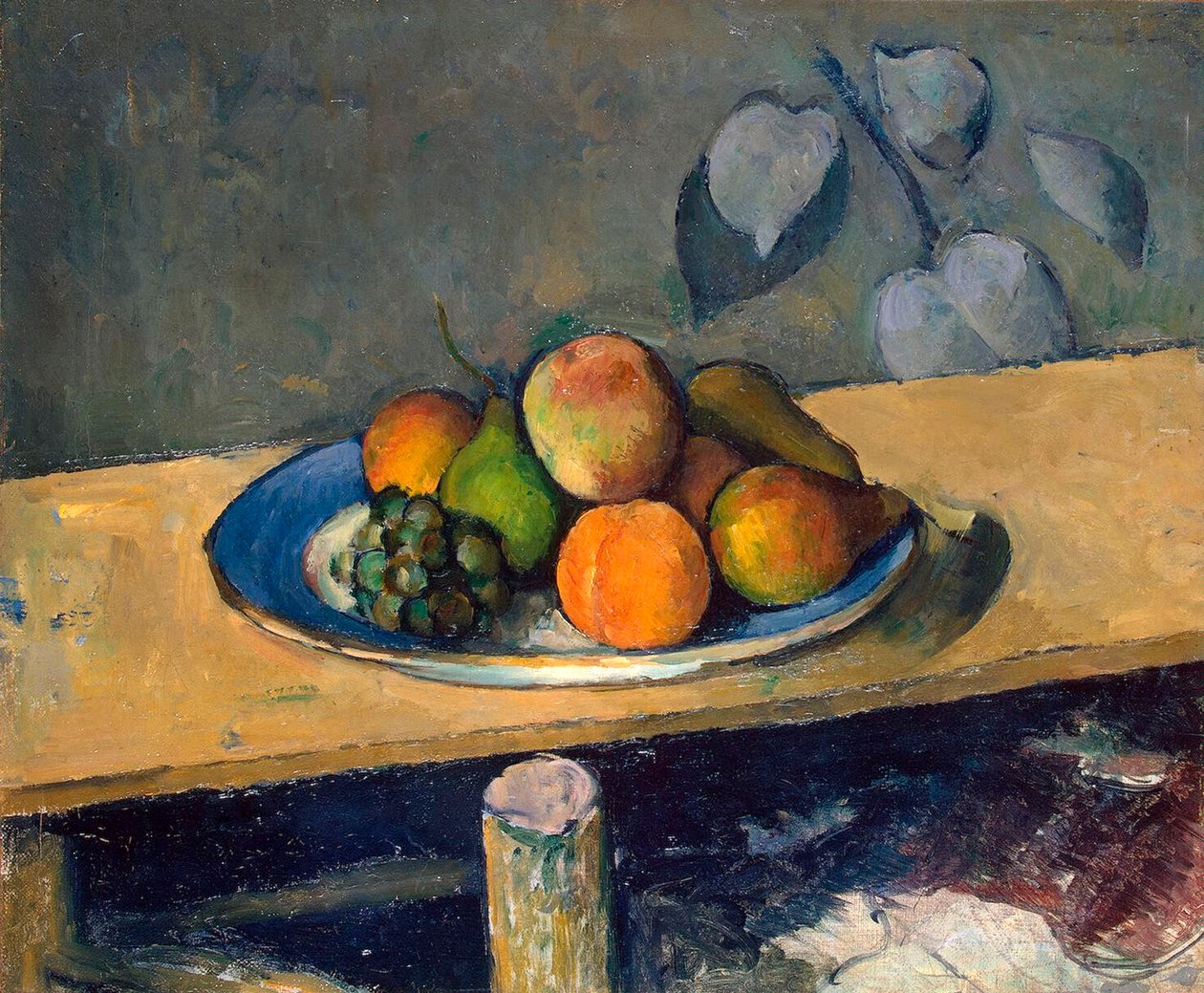 Alma, körte és szőlő, 1879-1880. alkotó: Paul Cézanne