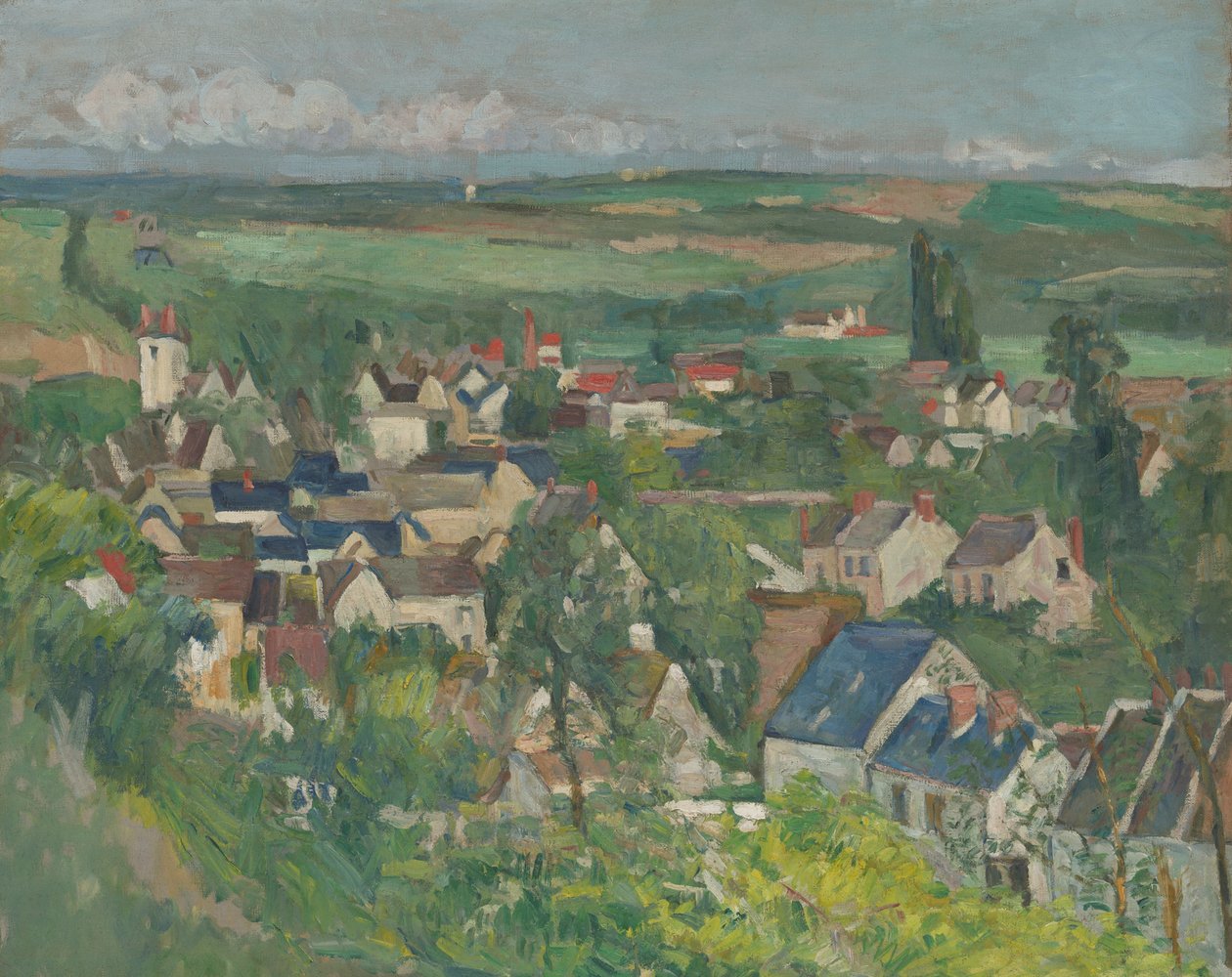 Auvers, panorámás kilátás alkotó: Paul Cézanne