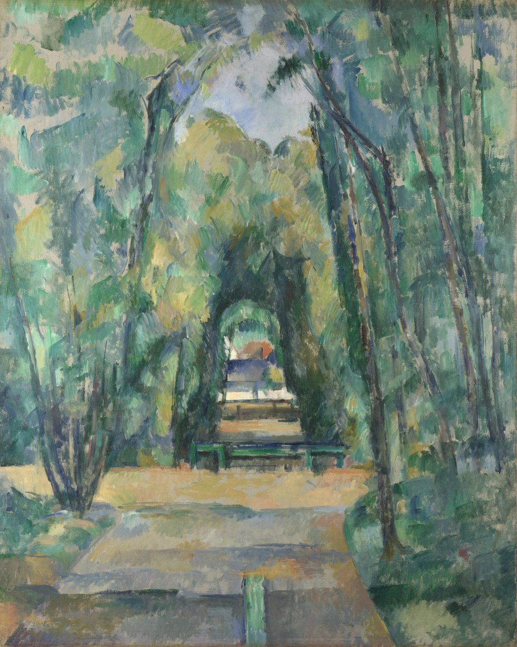 Avenue at Chantilly, 1888 alkotó: Paul Cézanne
