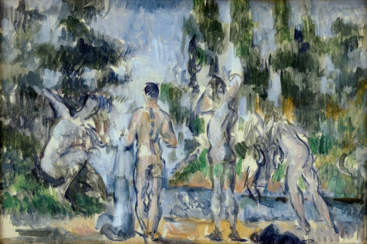 Fürdőzők alkotó: Paul Cézanne