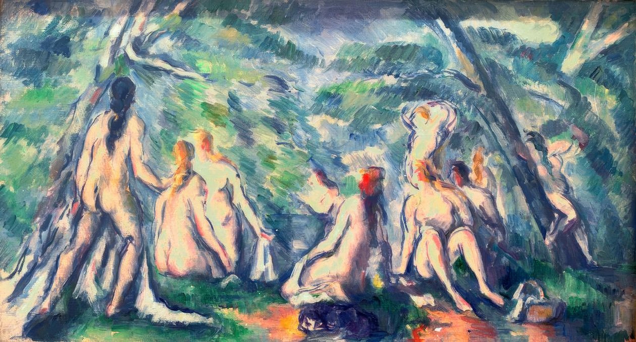 Fürdőzők alkotó: Paul Cézanne