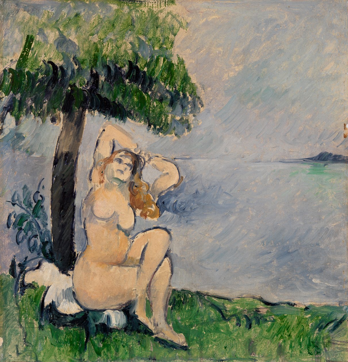 Fürdő a Tengerparton alkotó: Paul Cézanne