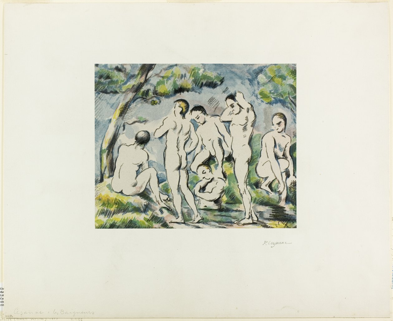 Fürdőzők alkotó: Paul Cézanne