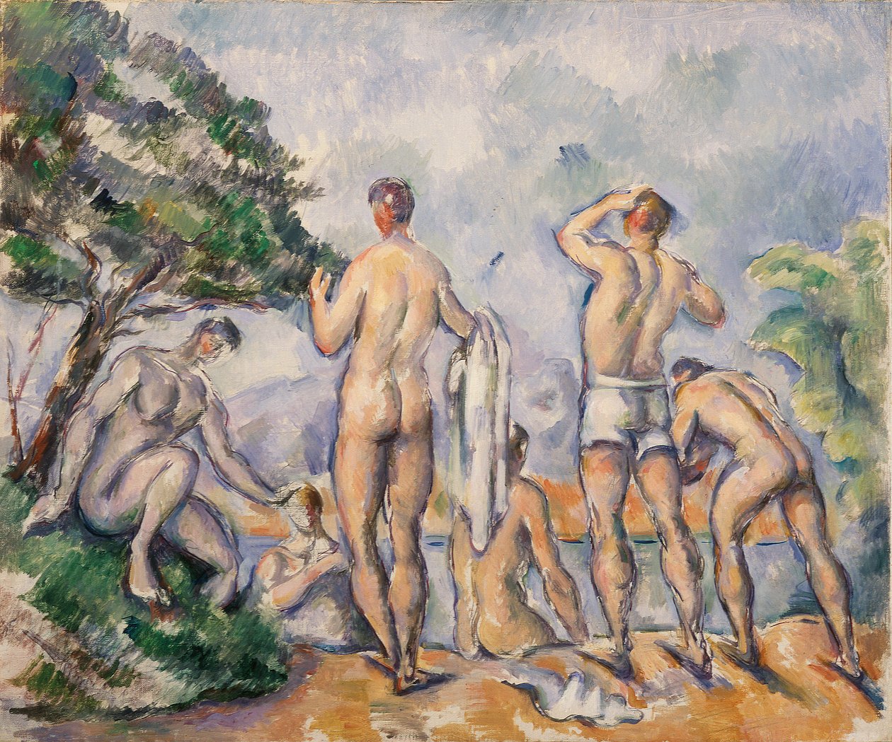 Fürdőzők alkotó: Paul Cézanne