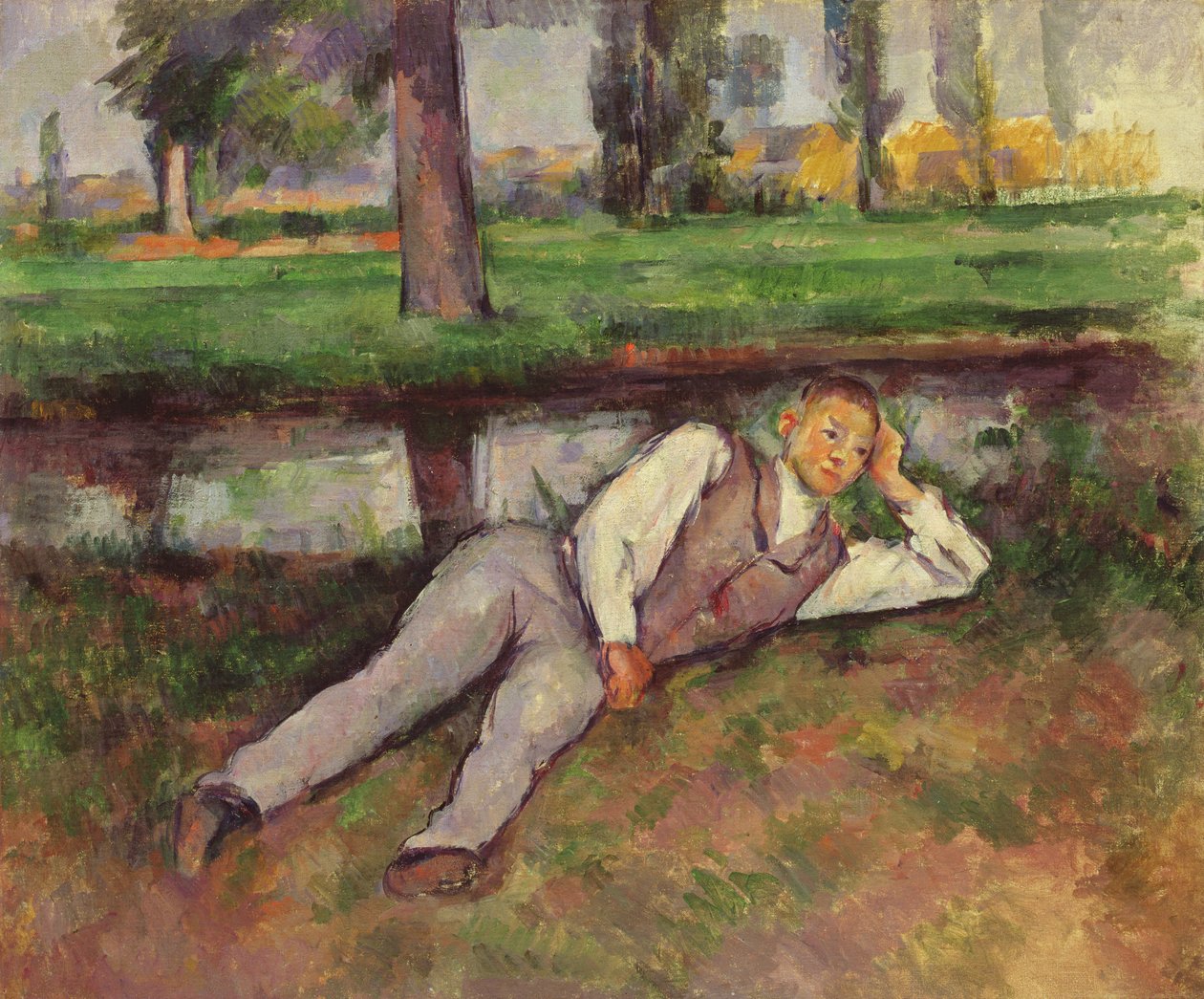 Pihenő fiú, 1887 körül alkotó: Paul Cézanne