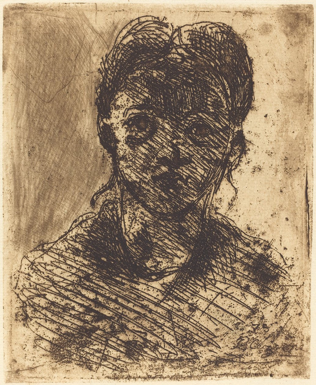 Egy lány mellszobra alkotó: Paul Cézanne