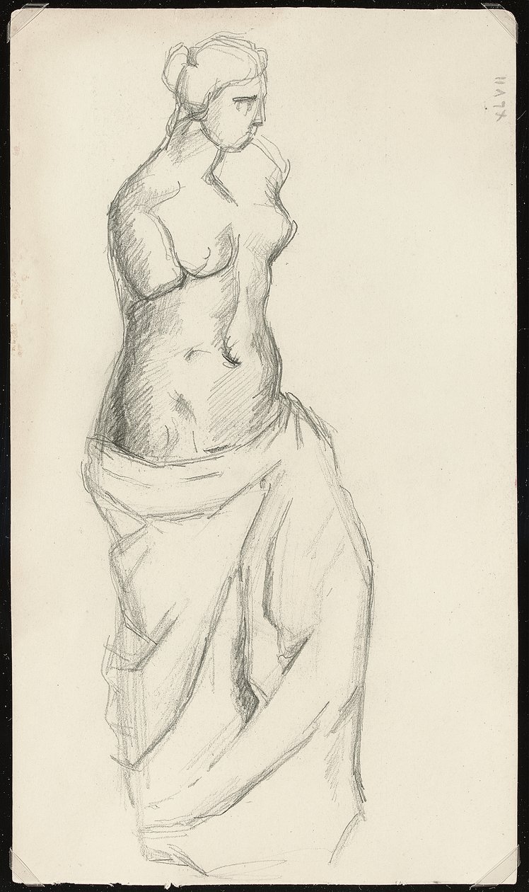 Az antikvitásból: Milo Venus, 1872-73 körül alkotó: Paul Cézanne