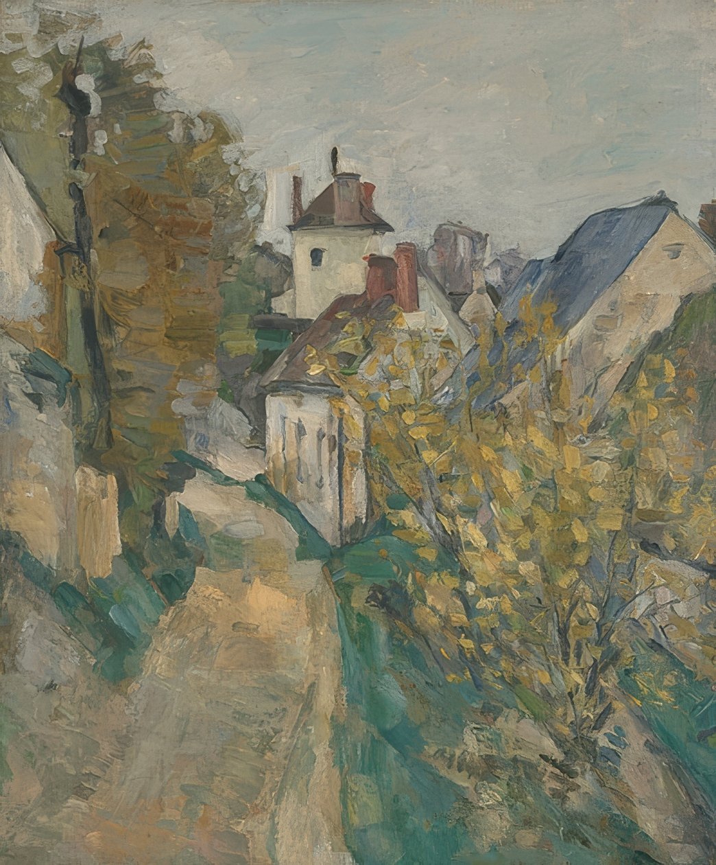 Das Haus des Dr. Gachet Auvers-sur-Oise-ban. 1872-73 alkotó: Paul Cézanne