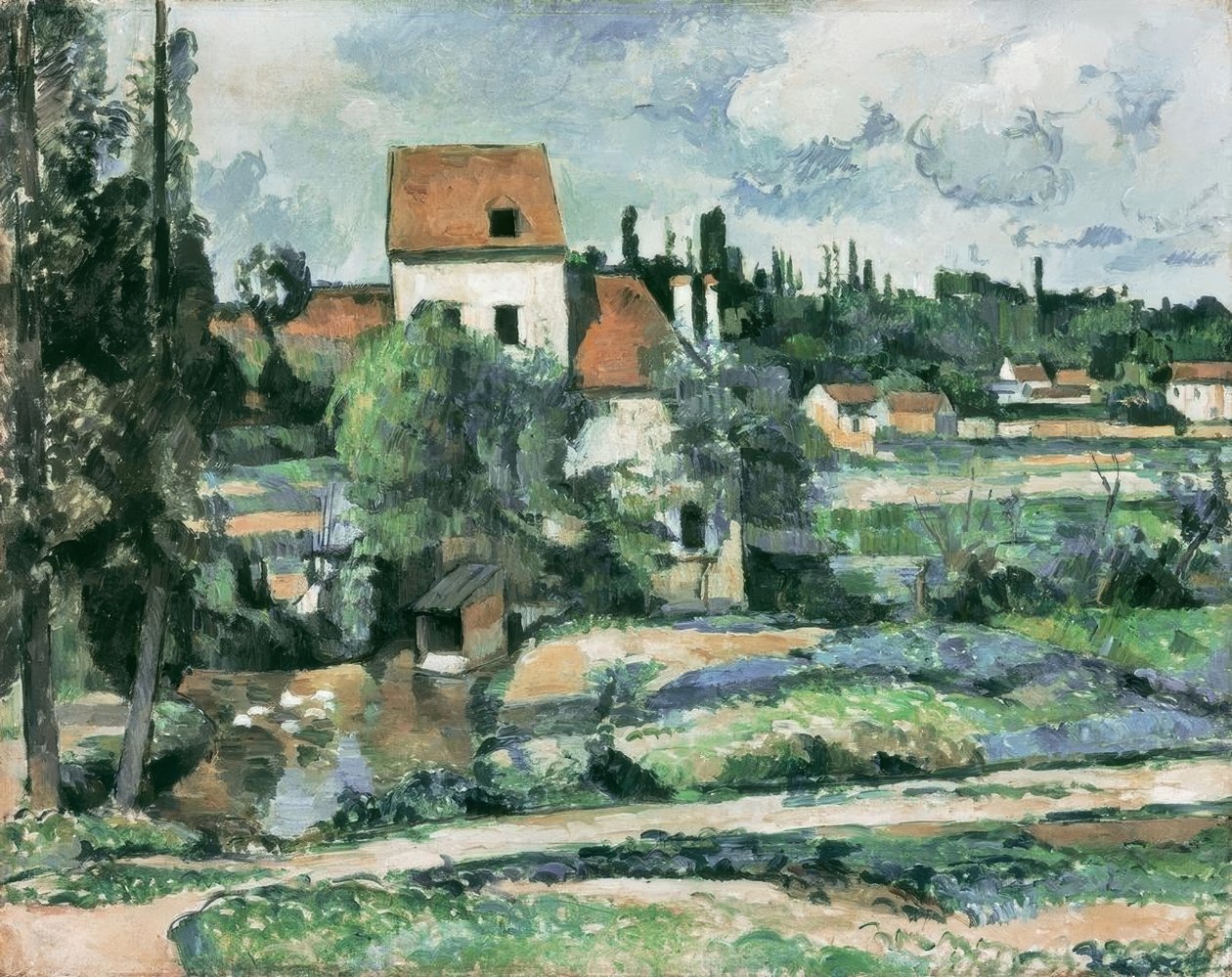 A malom a Couleuvre-n Pontoise közelében alkotó: Paul Cézanne