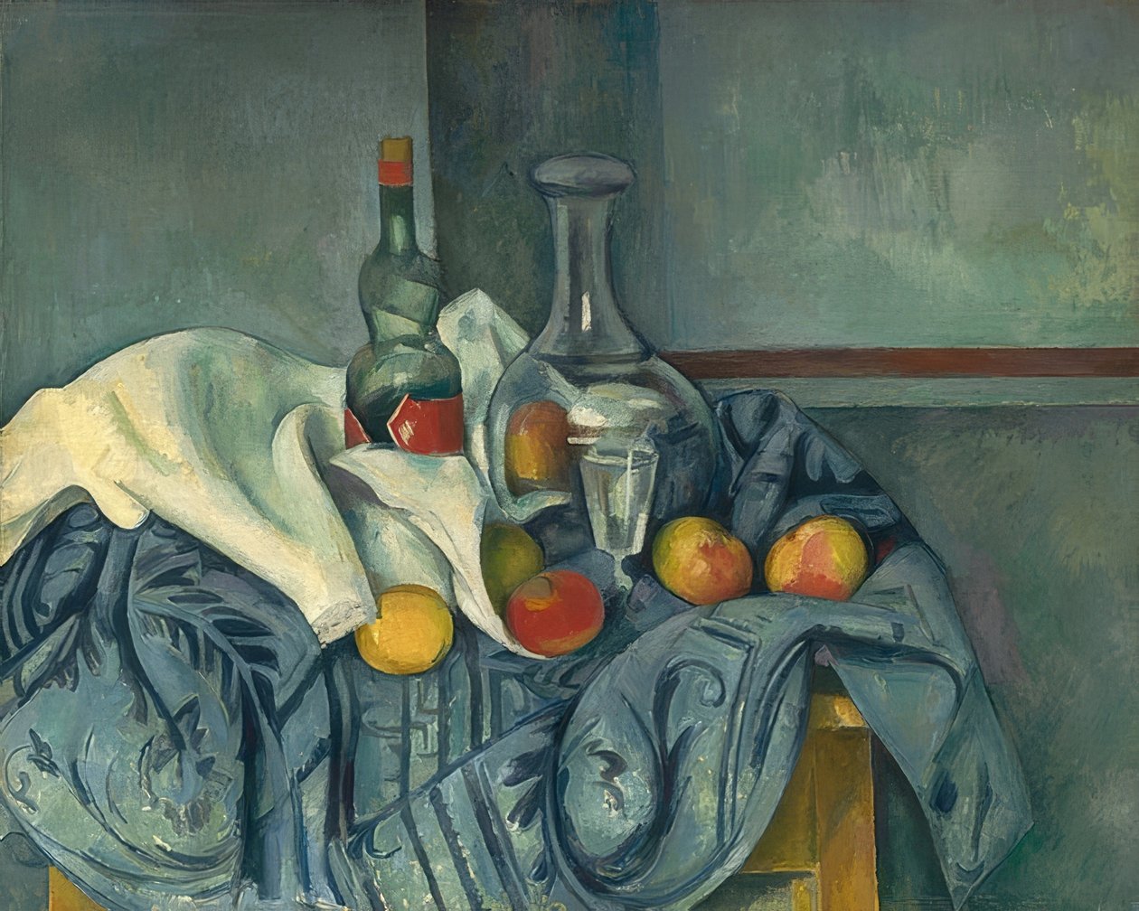 A borsmentás üveg. 1893/95 alkotó: Paul Cézanne