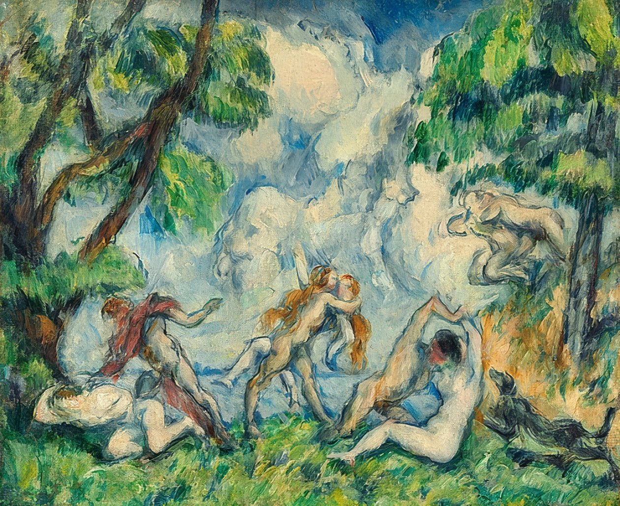 A szerelem csatája. 1880 körül alkotó: Paul Cézanne