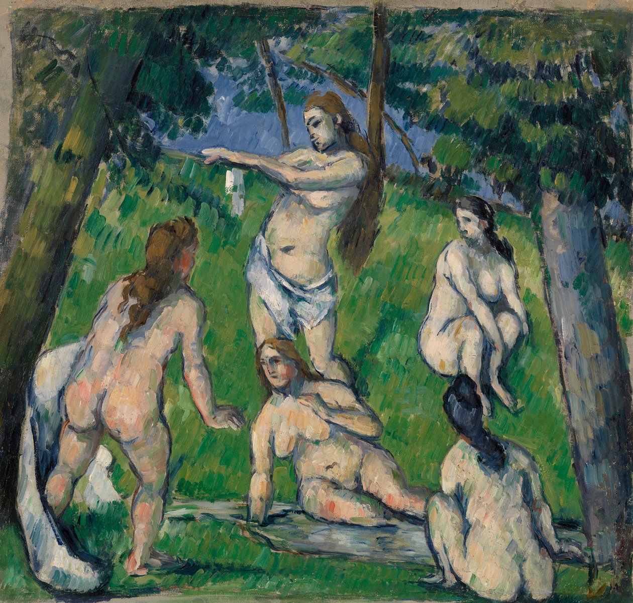 Öt fürdőző alkotó: Paul Cézanne