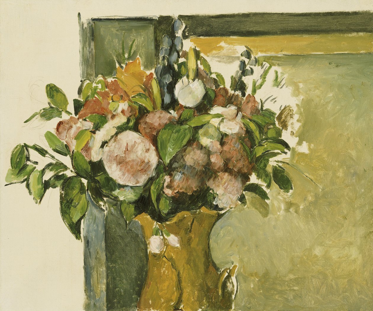 Virágok vázában alkotó: Paul Cézanne