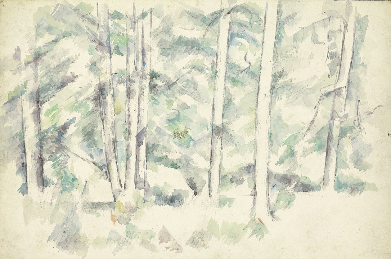 Erdő, 1890 körül alkotó: Paul Cézanne