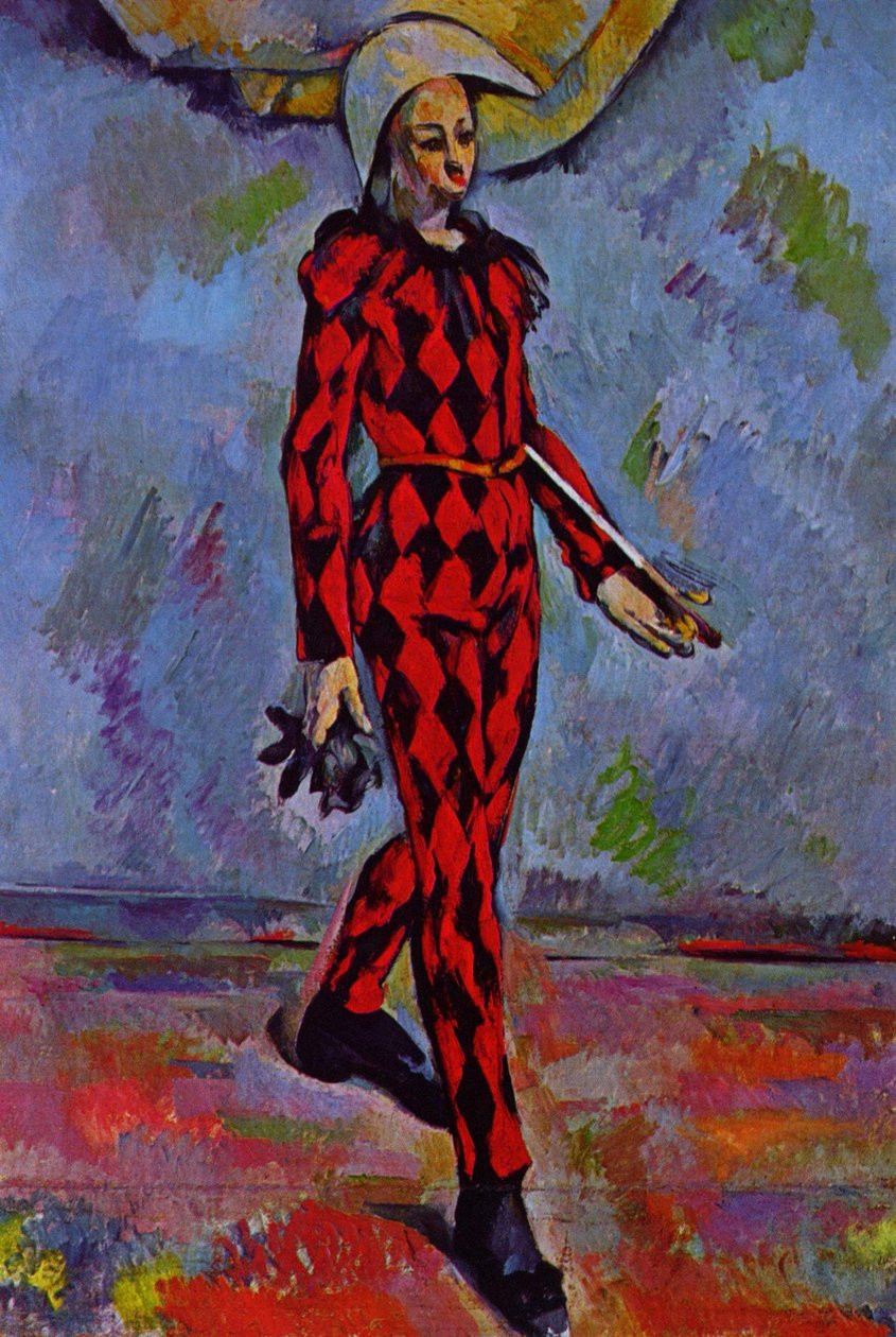 Francia: Arlequin Harlequin alkotó: Paul Cézanne