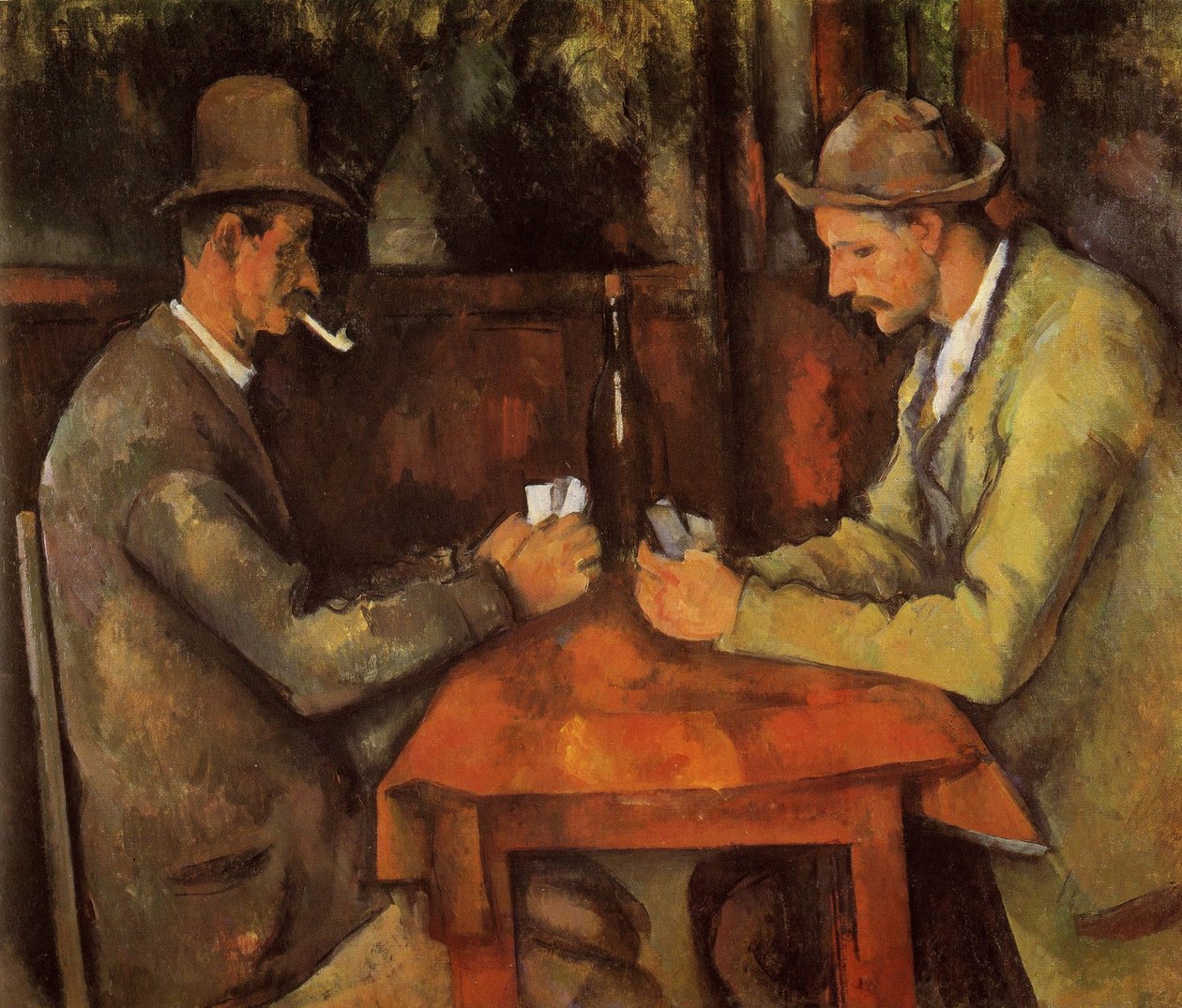 Francia: Les Joueurs de cartes A kártyajátékosok alkotó: Paul Cézanne