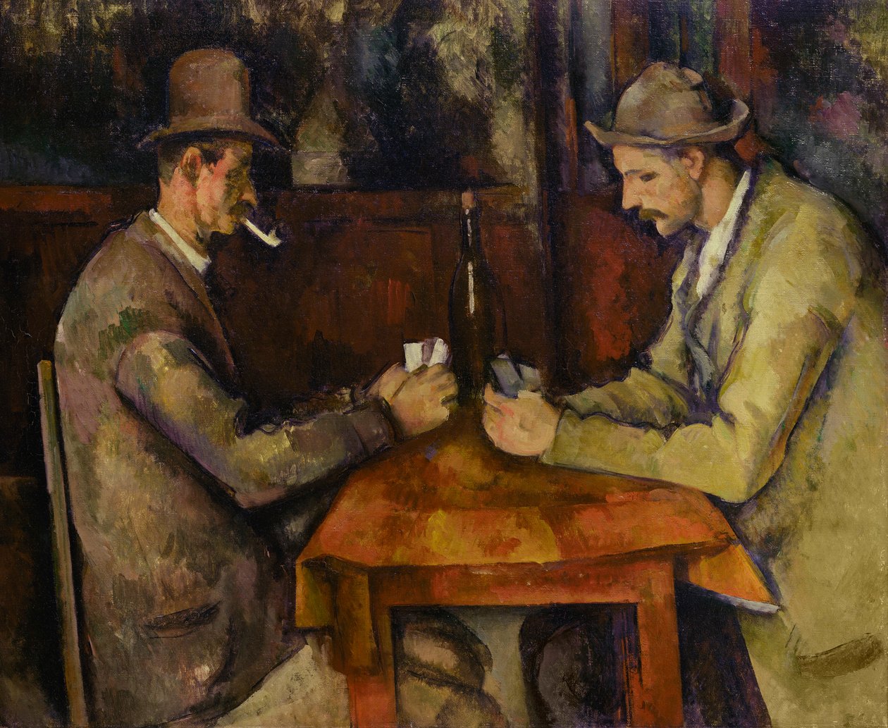 Francia: Les Joueurs de cartes A kártyajátékosok alkotó: Paul Cézanne