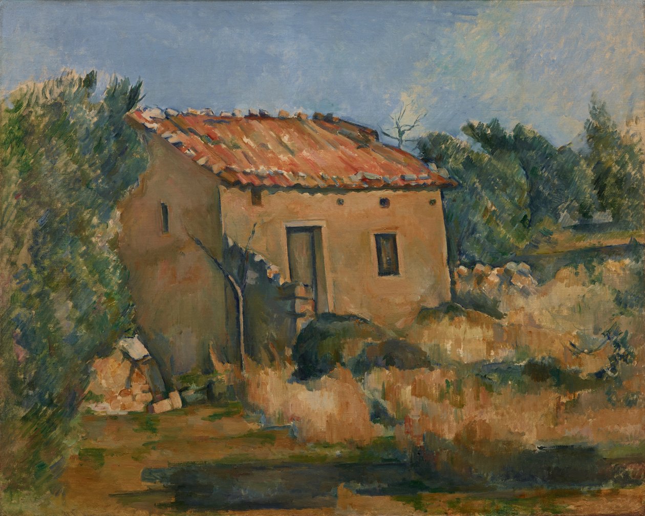 Francia: Maison dans la campagne aixoise Elhagyatott ház Aix-en-Provence közelében alkotó: Paul Cézanne
