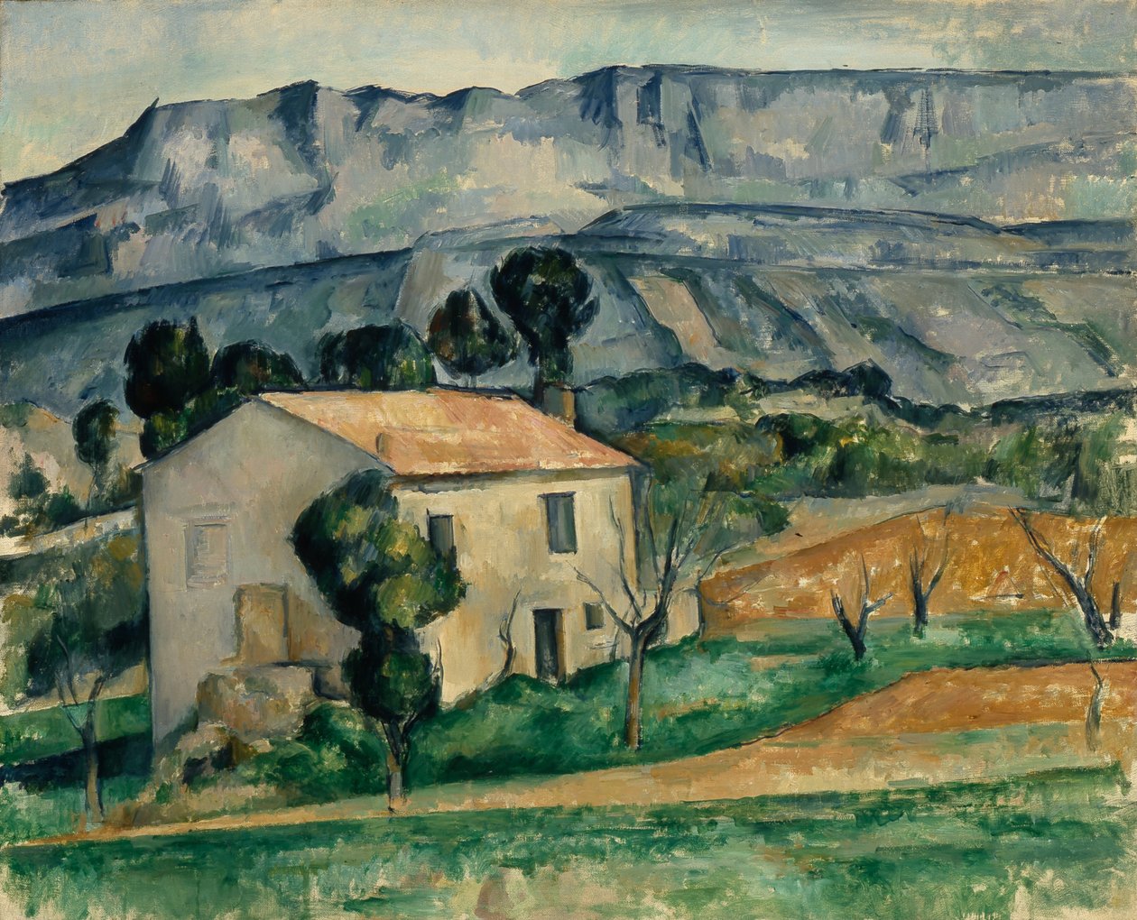 Franciául:  Maison en Provence Ház Provence-ban alkotó: Paul Cézanne