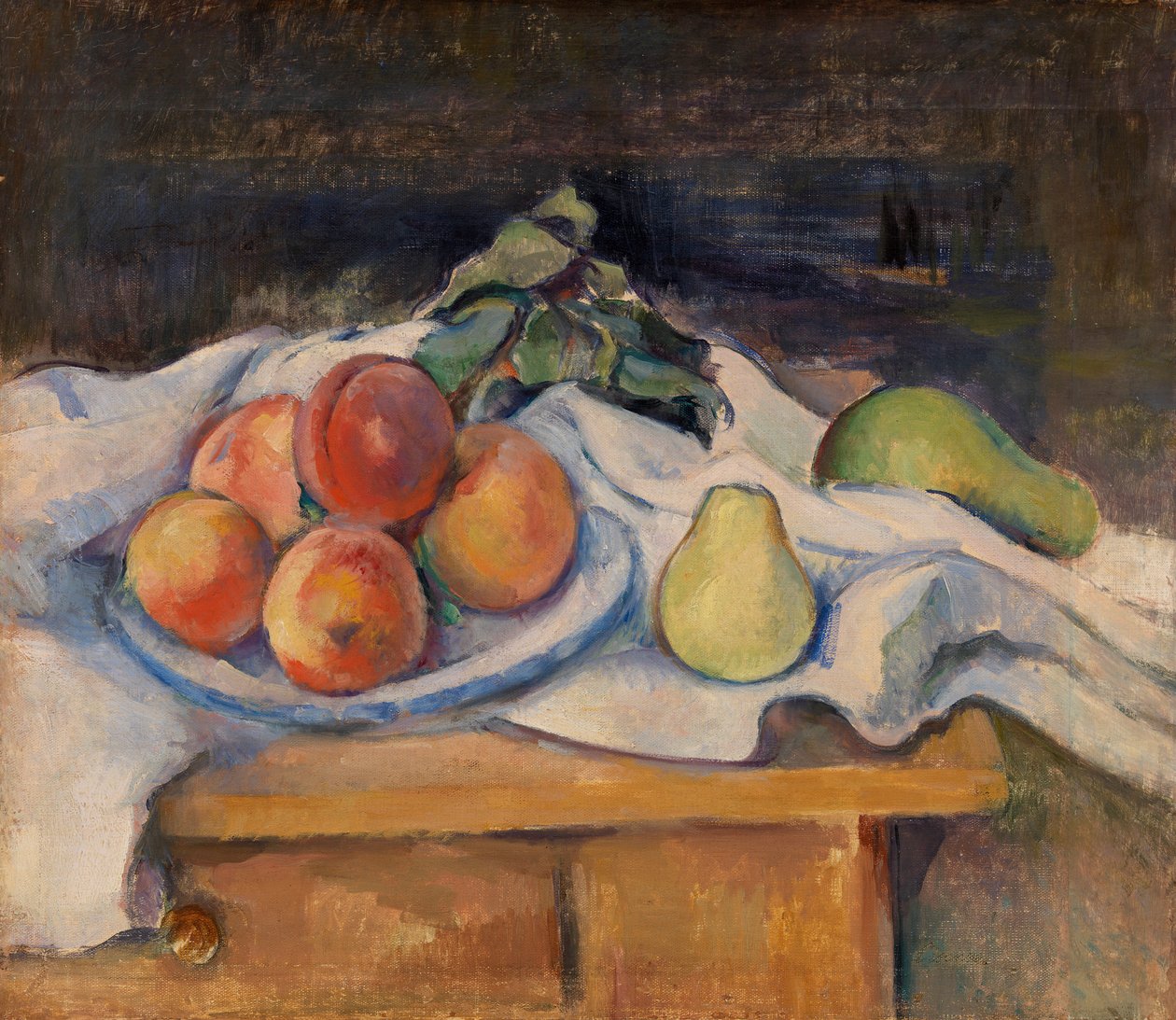 Gyümölcs az asztalon alkotó: Paul Cézanne