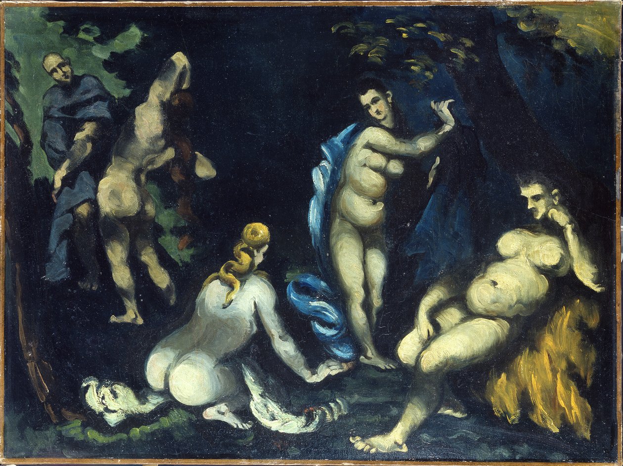 Német: La Tentation de Saint-Antoine La Tentation de saint Antoine (Szent Antal megkísértése) alkotó: Paul Cézanne