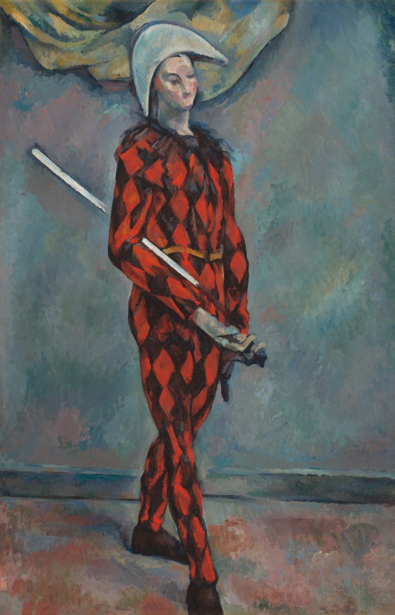 Harlekin, 1888-1890. alkotó: Paul Cézanne