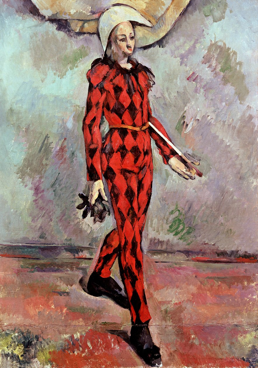 Harlekin, 1890 alkotó: Paul Cézanne