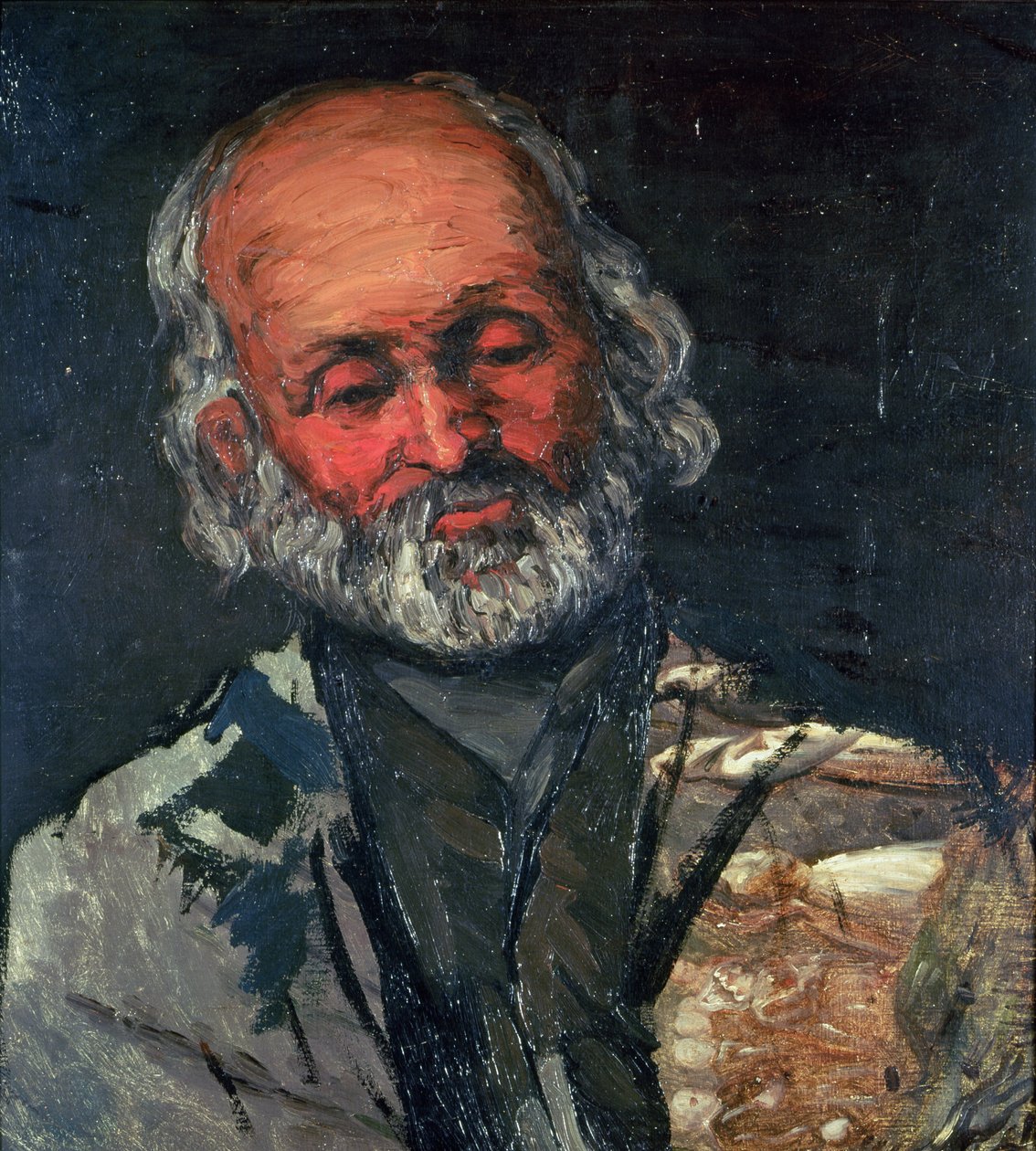 Egy öregember feje, 1866 körül alkotó: Paul Cézanne
