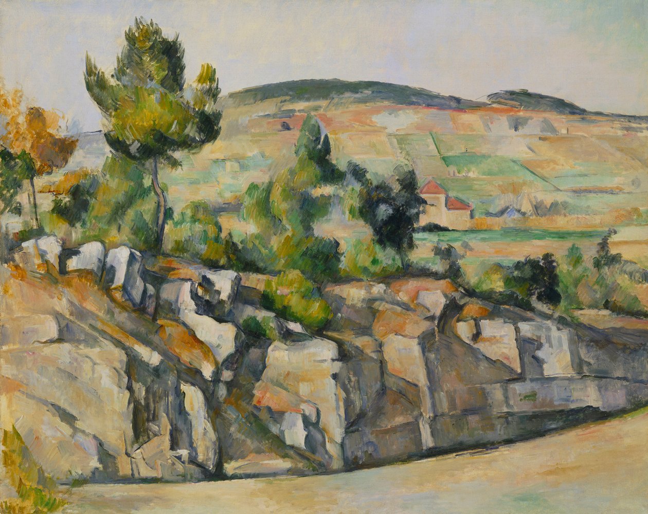 Provence-i domboldal, 1886-90 körül alkotó: Paul Cézanne