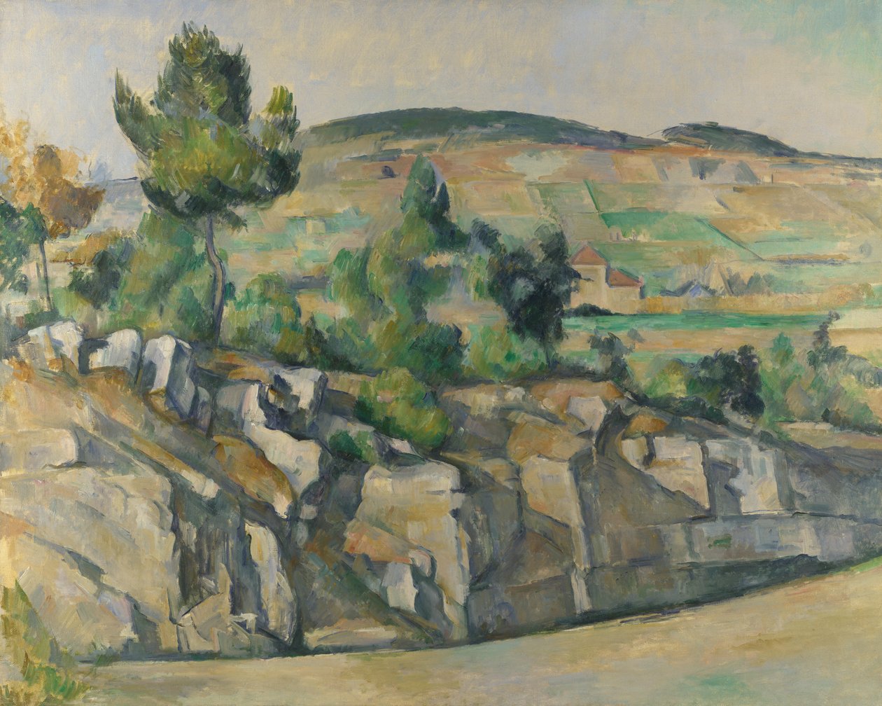 Provence-i domboldal, kb. 1890 alkotó: Paul Cézanne