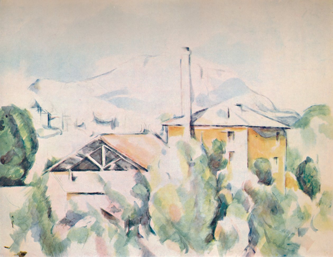 Házak egy tájban, 1923 alkotó: Paul Cézanne