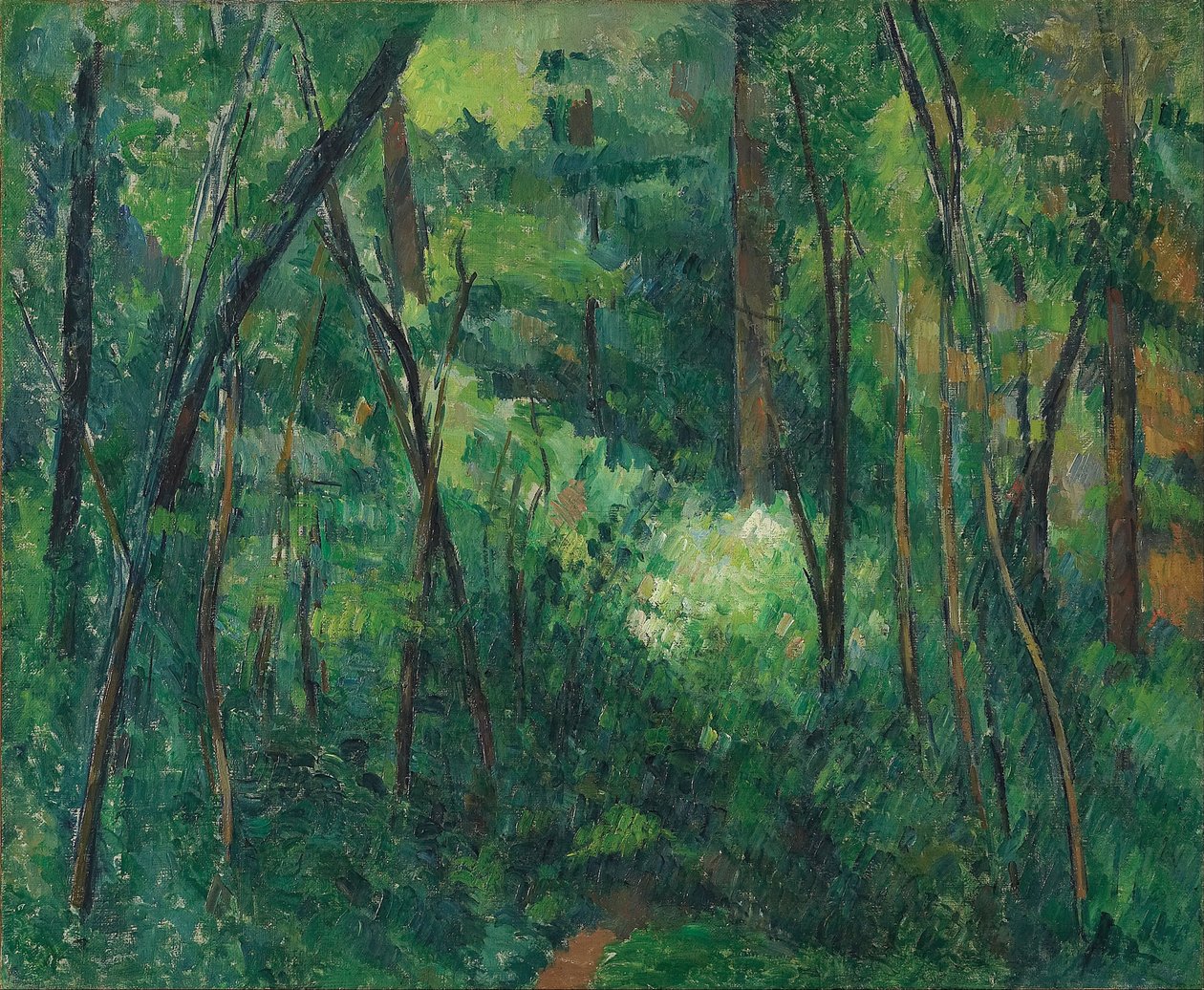 Erdő belseje, 1885 körül alkotó: Paul Cézanne