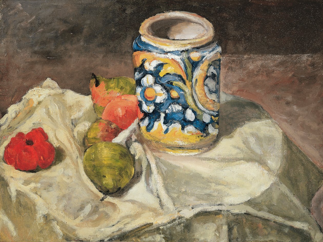 Olasz fajansz, 1872-73 alkotó: Paul Cézanne