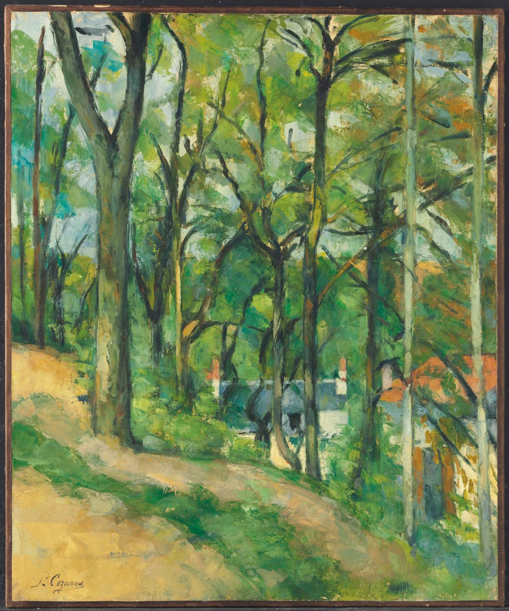La Côte Saint-Denis Pontoise-ban alkotó: Paul Cézanne