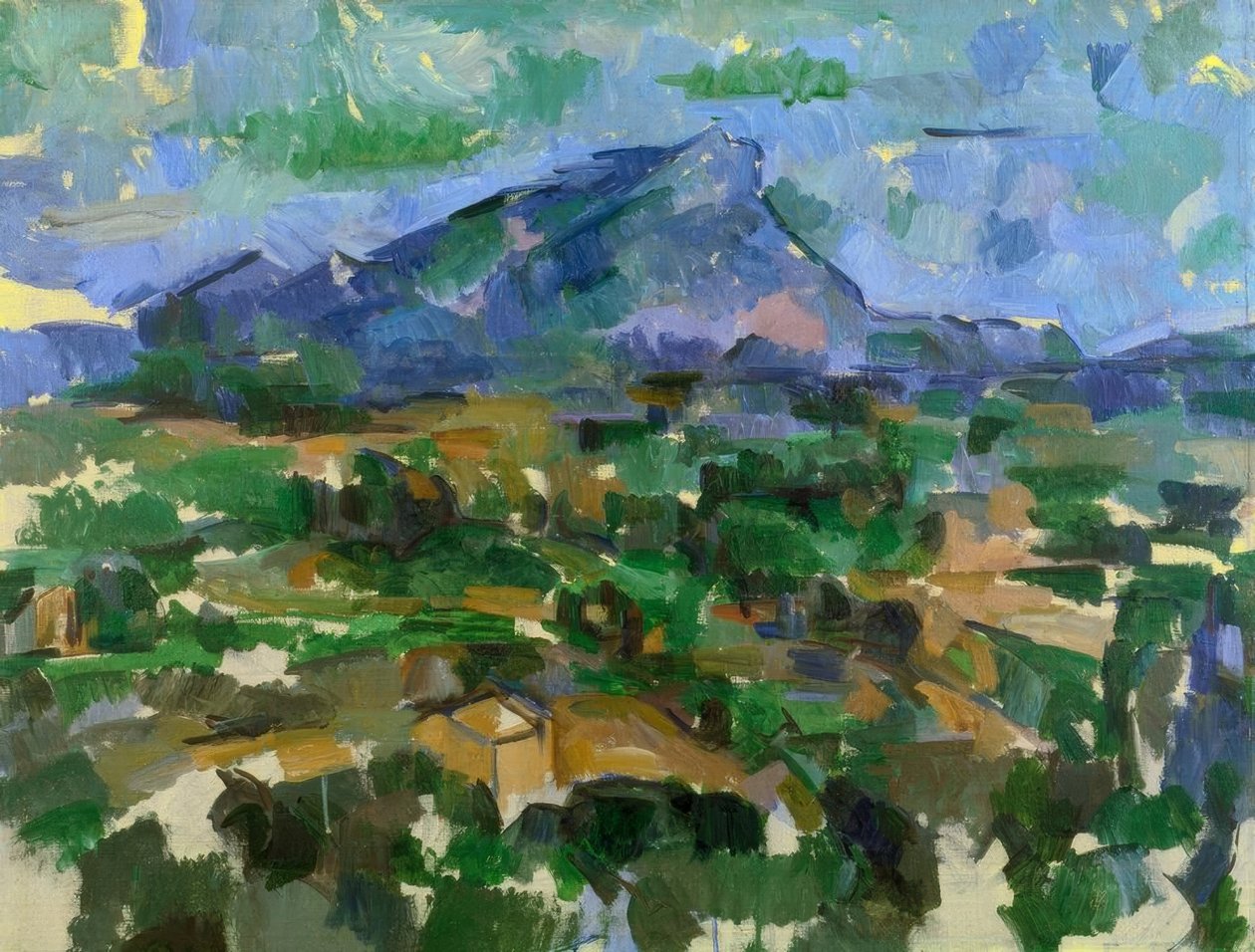 A Sainte-Victoire hegy alkotó: Paul Cézanne