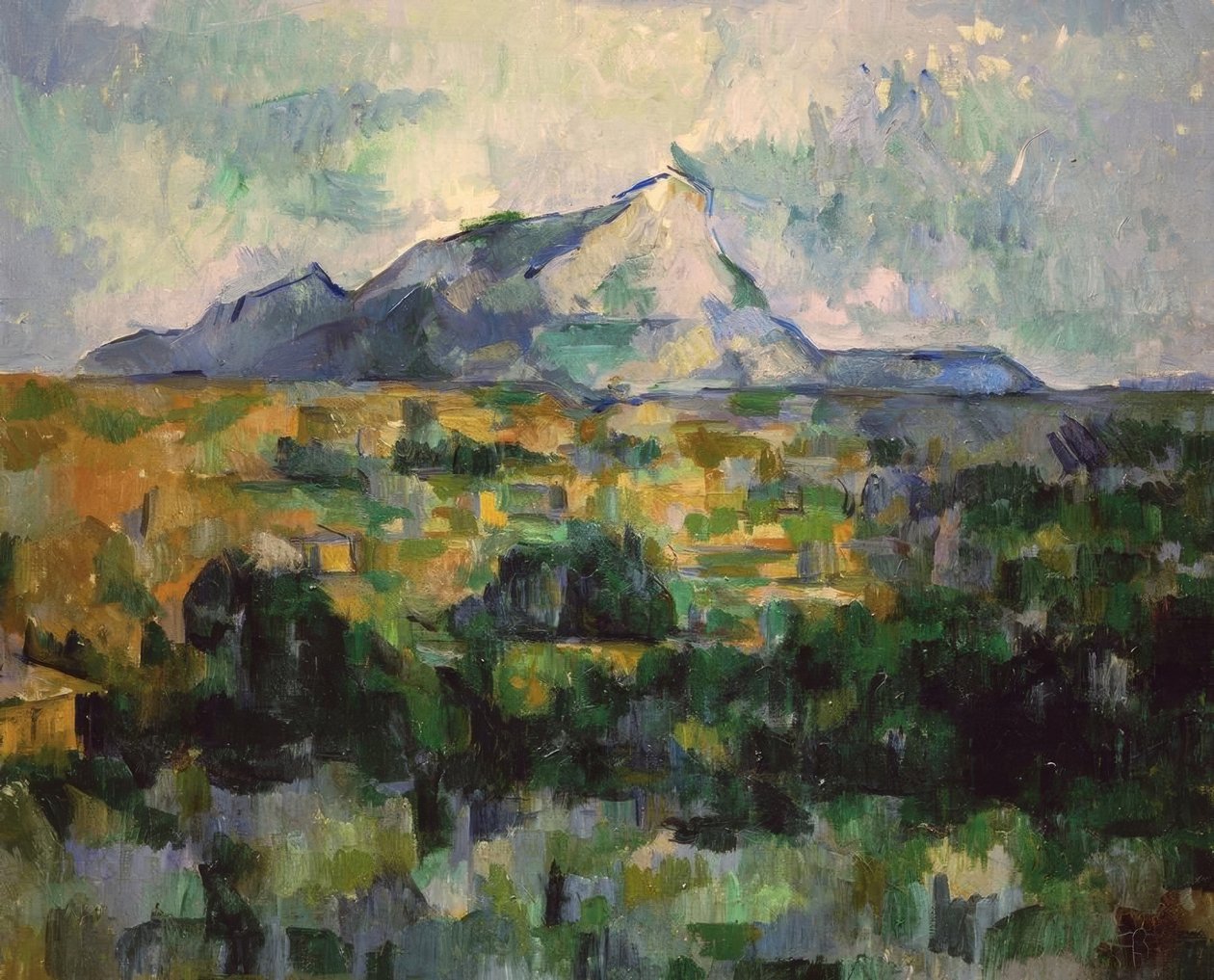 A Sainte-Victoire hegy alkotó: Paul Cézanne