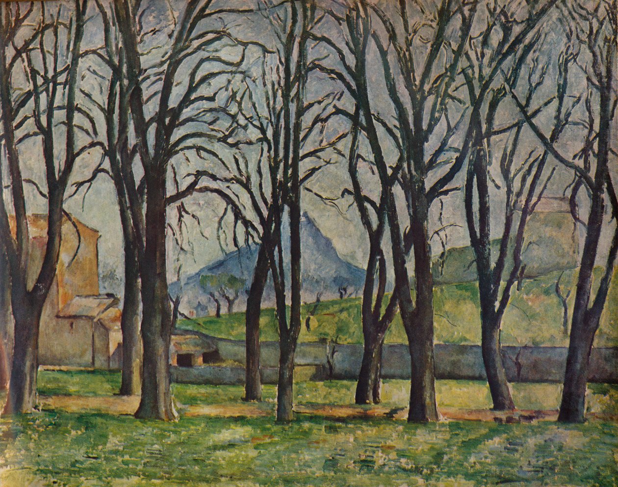 "A Sainte-Victoire-hegy", 1935 alkotó: Paul Cézanne
