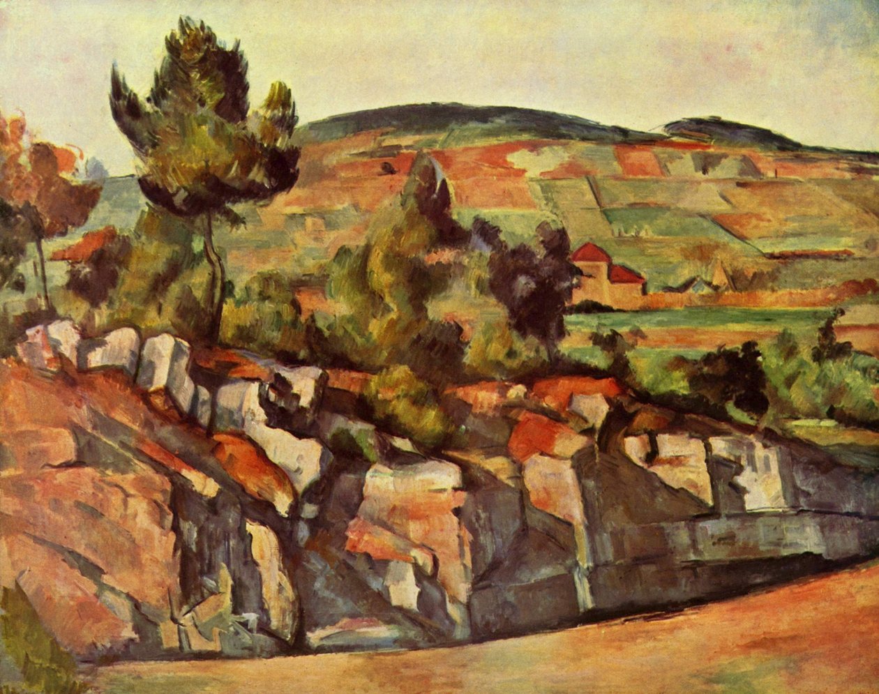 Az út Provence-ban alkotó: Paul Cézanne