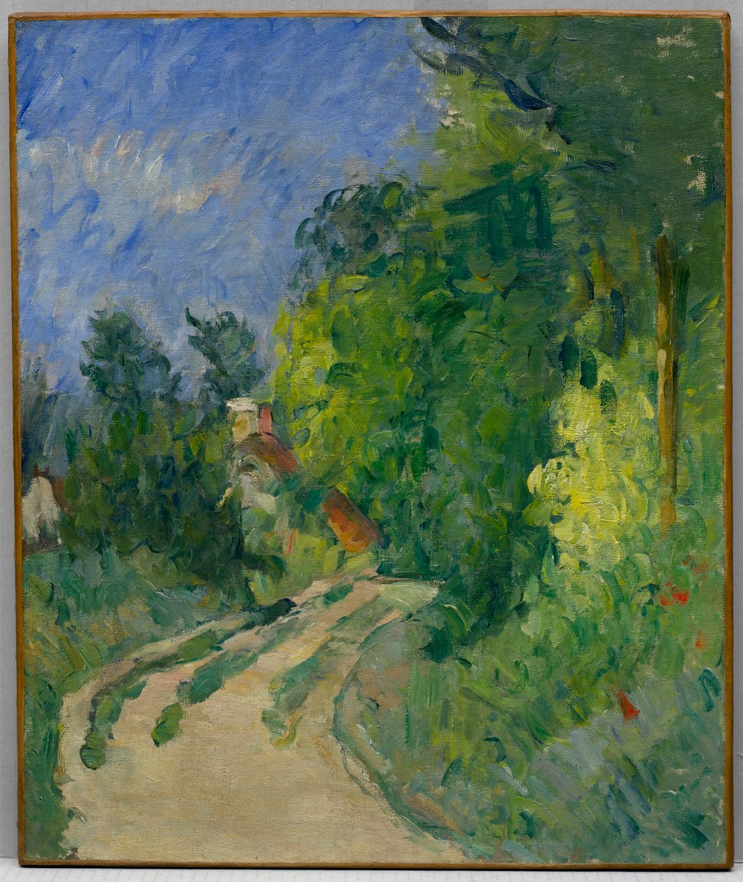 La Route tournante az aljnövényzetben alkotó: Paul Cézanne
