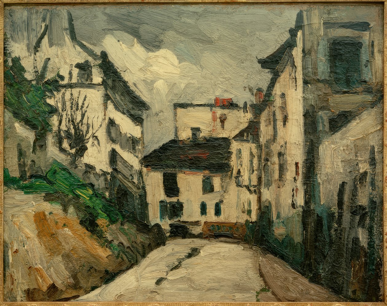 A Rue des Saules Montmartre-ban alkotó: Paul Cézanne