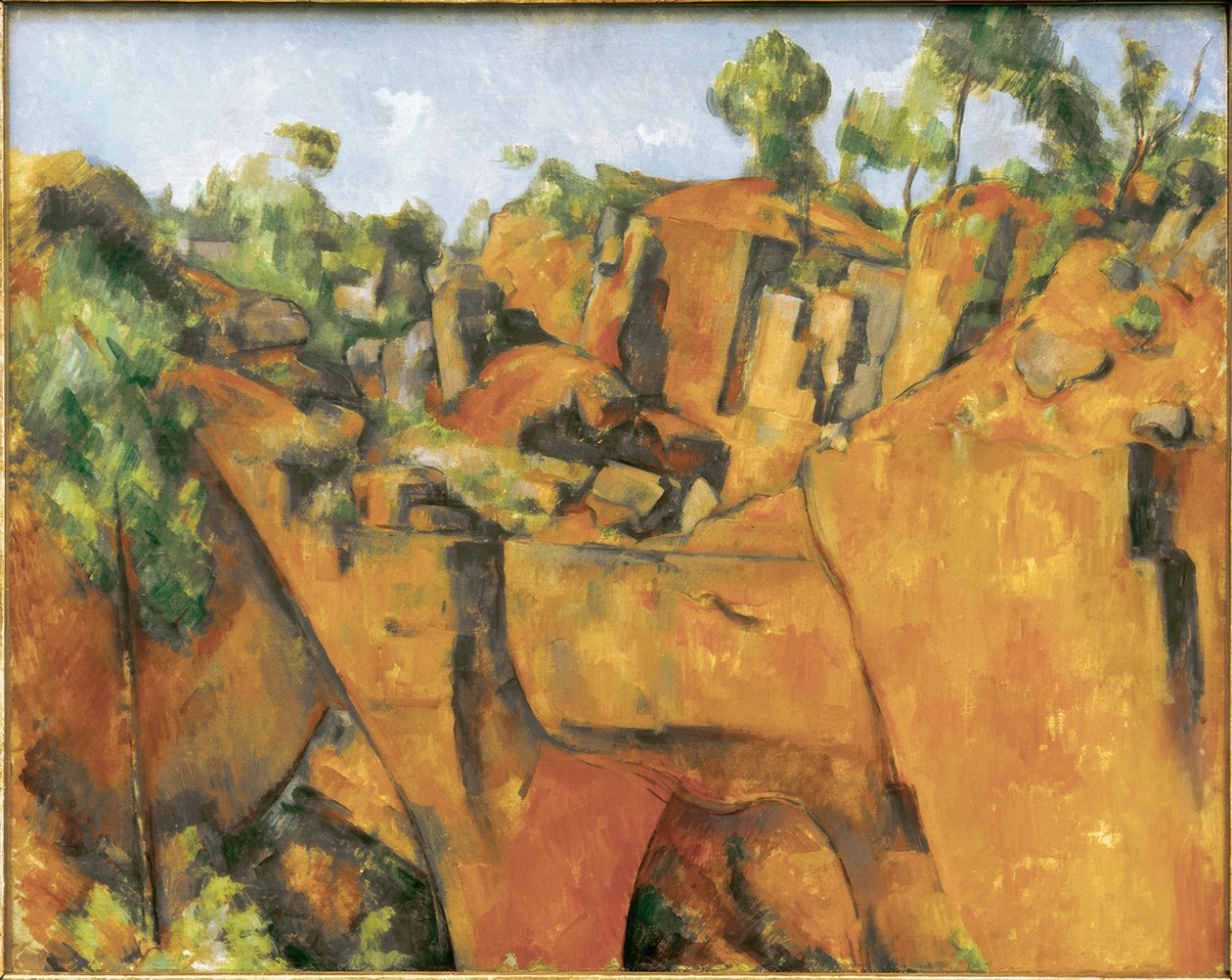 La carrière de Bibémus (Bibémus kőbányája) alkotó: Paul Cézanne