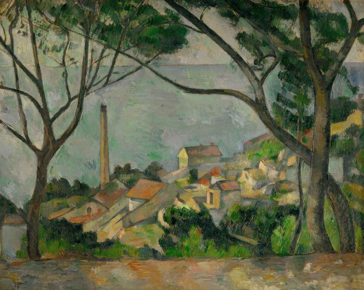 A tenger Estaque-nál alkotó: Paul Cézanne