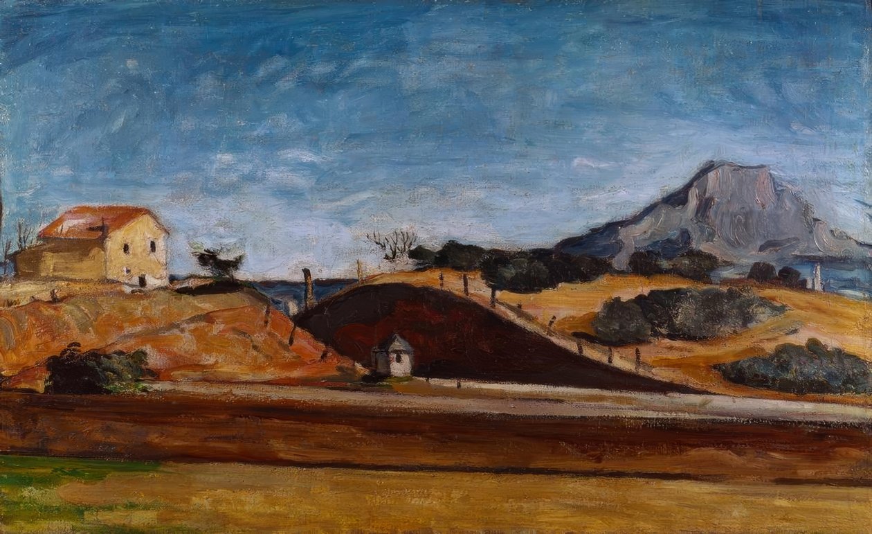 Az árok a Sainte-Victoire-heggyel alkotó: Paul Cézanne
