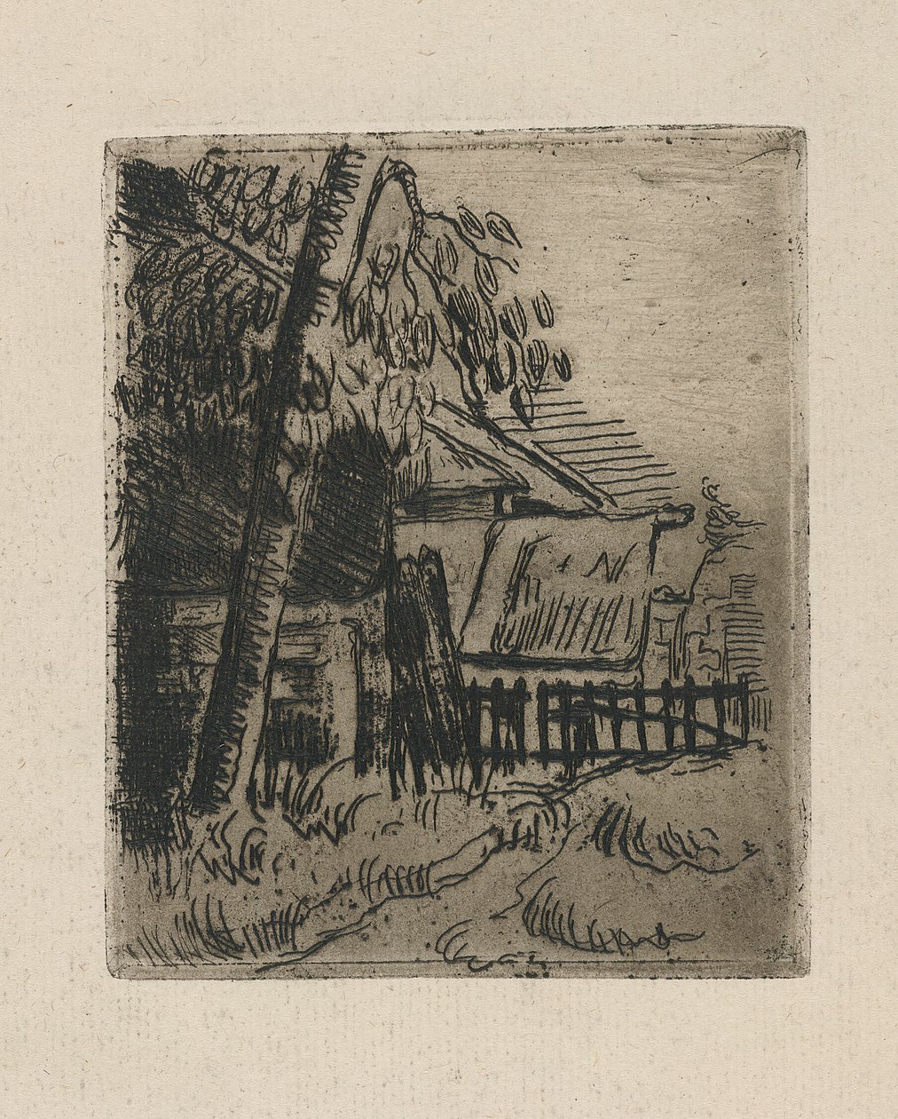 Tájkép Auvers-ben alkotó: Paul Cézanne