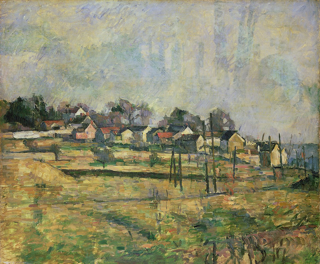 Táj, 1873-77 körül alkotó: Paul Cézanne