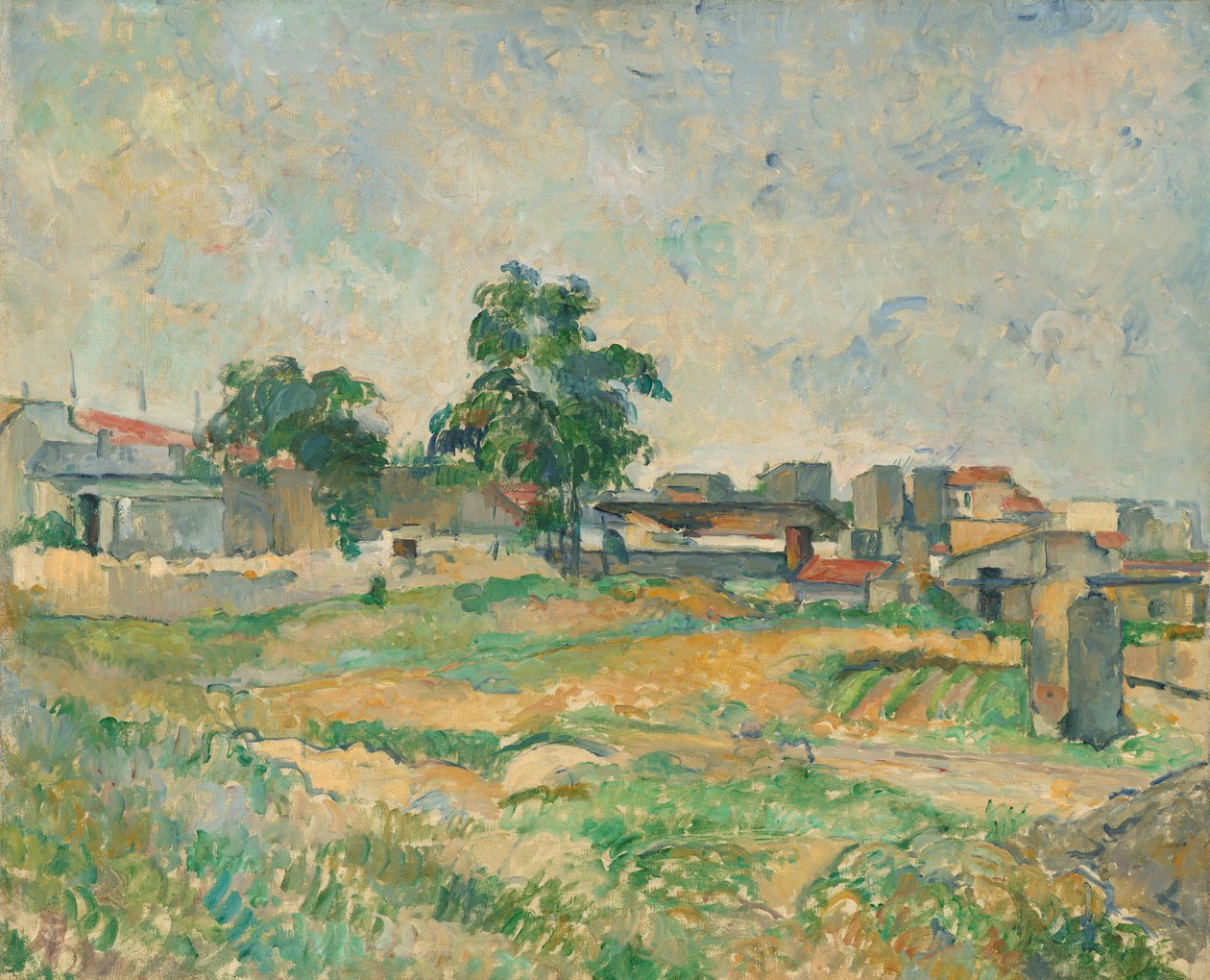 Táj Párizs közelében alkotó: Paul Cézanne